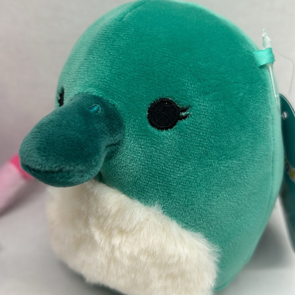 Squishmallow Bundle Brixton Pink Sugar Glider & Selassi Platypus New With Tag - Picture 7 of 9